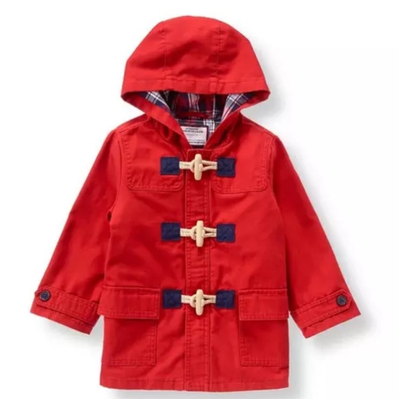 Janie and jack canvas hooded toggle coat 18/24m - Picture 1 of 10